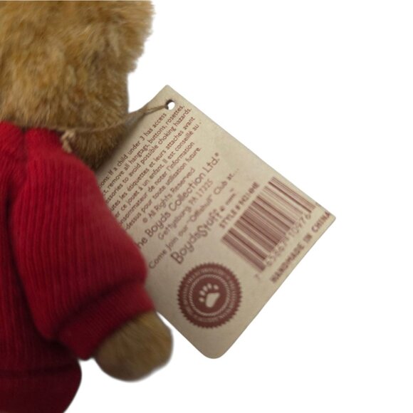 Boyds Bears Hershey Coco Bear Head Bean Collection Plush Ornament 4" - Picture 2 of 9